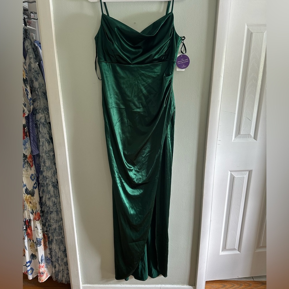Windsor emerald Green special occasion dress size XL